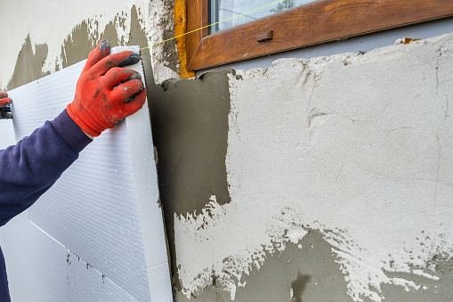 Tiling and exterior finishing works