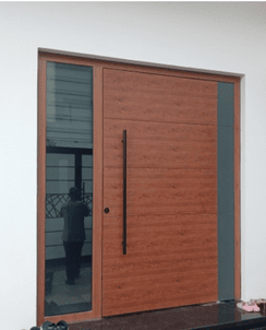 Pivot aluminum door — luxury entrance
