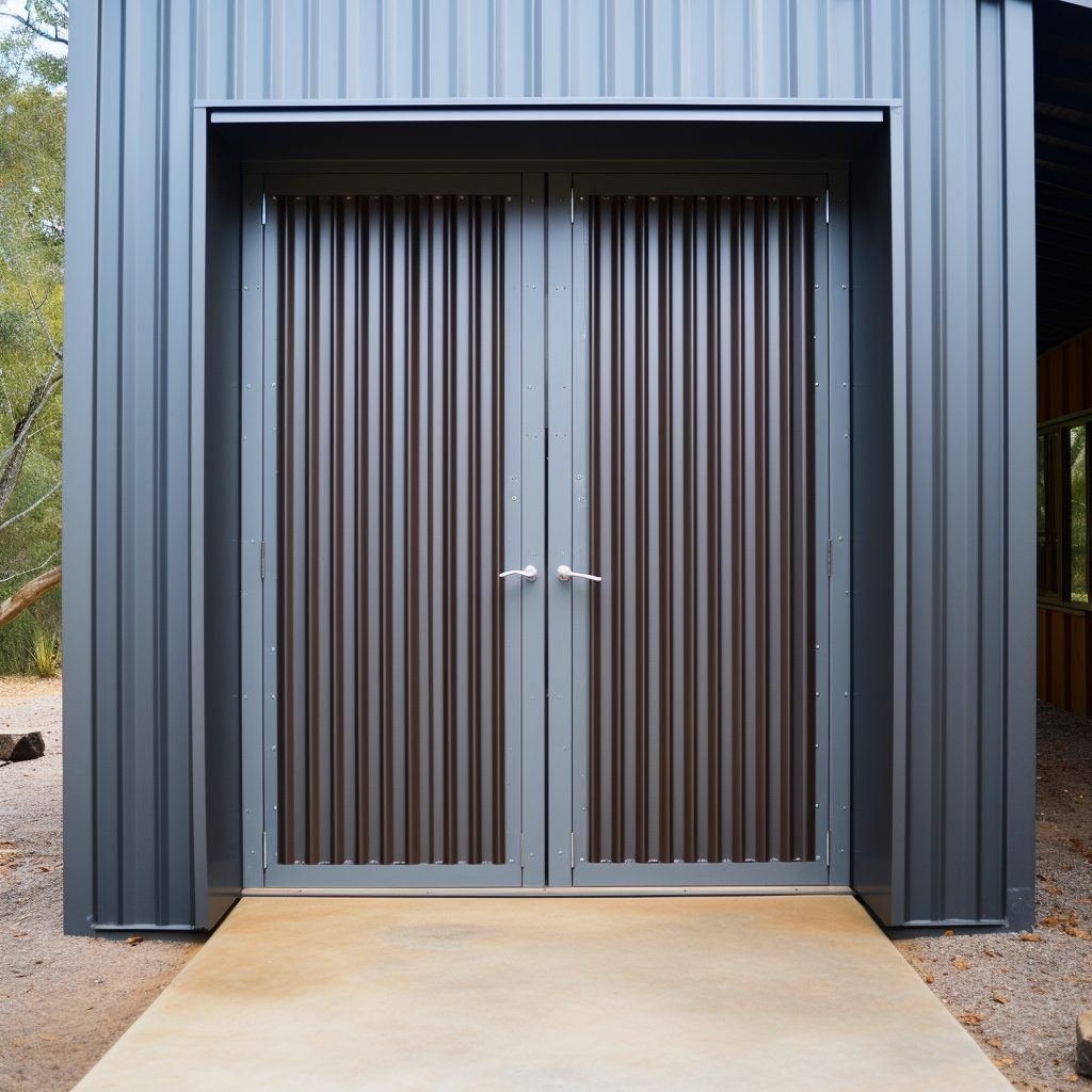 Minimalist tube aluminum door profile