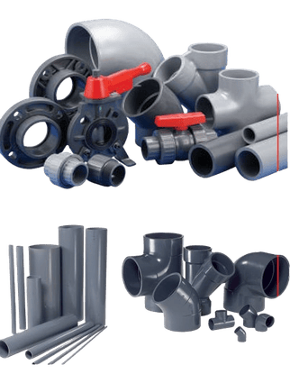Dura Flow PVC pipes and valves