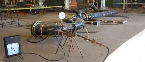 Chilled water pipe pressure testing